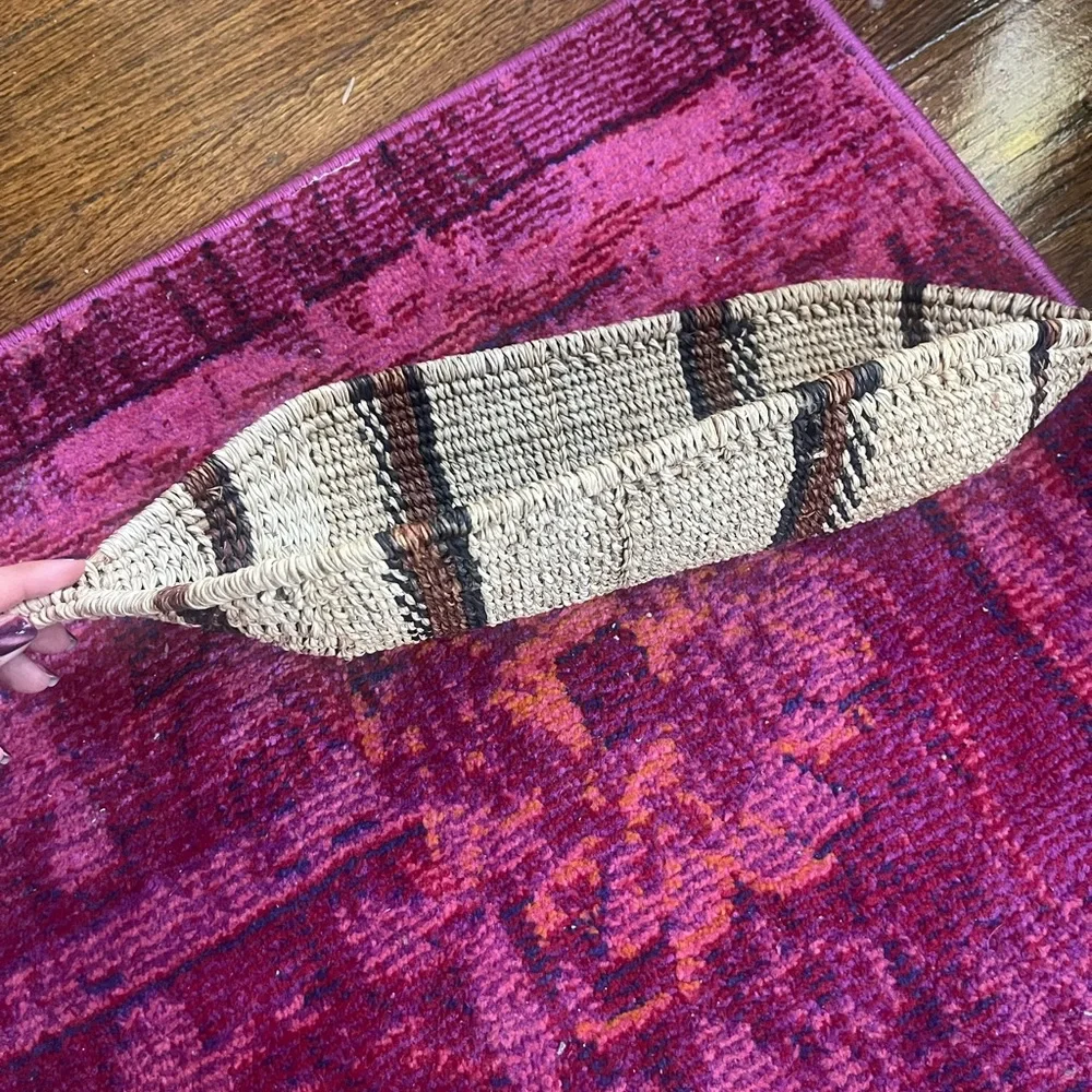 Ethiopian Hand Woven Gambella Canoe Basket